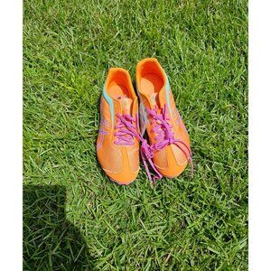 Asics Hyper MD 7 Track & Field Shoes Neon Orange/Pink Size 40.5 EU/9 US New